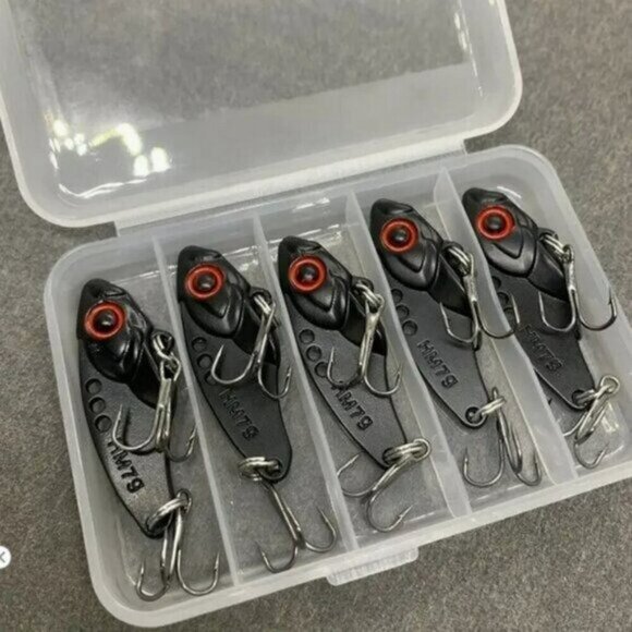 DADDY! Personalized Fishing Lure Key Chain - Black Onyx + Black Fish Key Ring - Picture 11 of 11